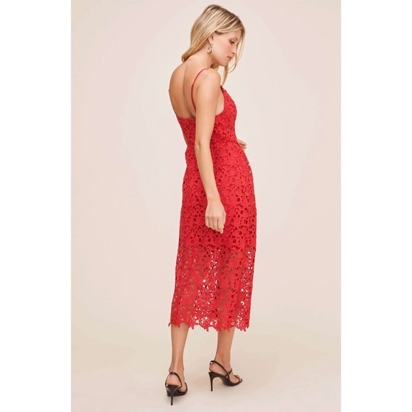 SOLD NWOT ASTR the Label lace a line midi dress - Picture 5 of 10
